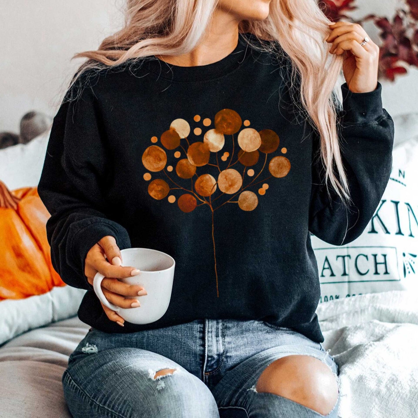 Oversize Autumn Bubbles Sweatshirt
