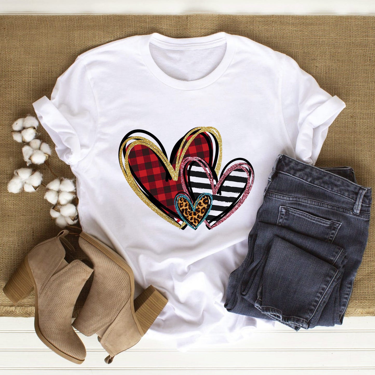 Cozy Hearts T-shirt