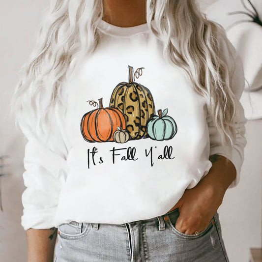 Oversize Pumpkin Batch Sweater
