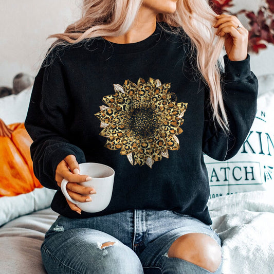 Oversize Golden Wildflower Sweatshirt