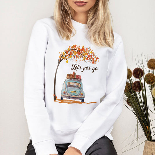 Oversized Sweatshirt Just Go