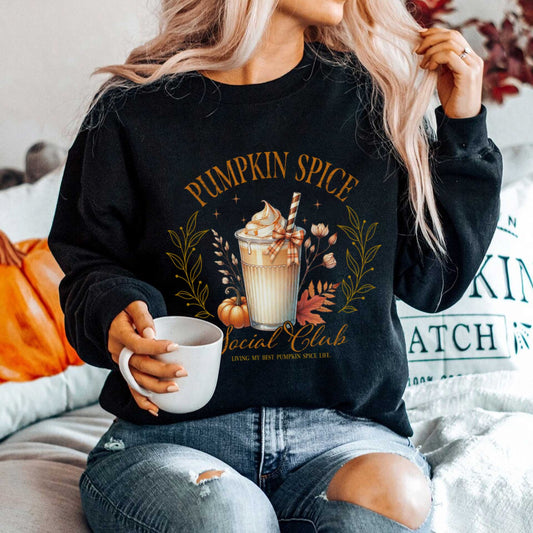 Oversize Pumpkin Club Sweatshirt