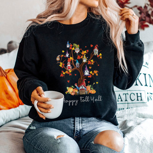 Oversized Happy Tree Sweatshirt