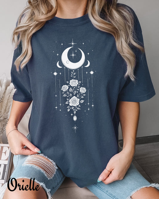 Relaxed Fit Moonlight Rose T-shirt