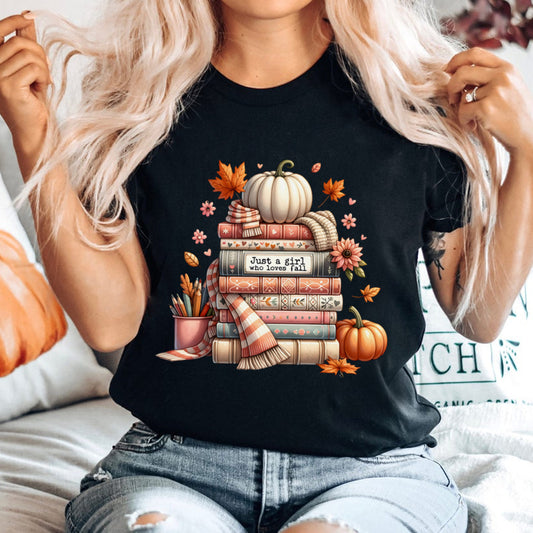 Black T-shirt Fall Books