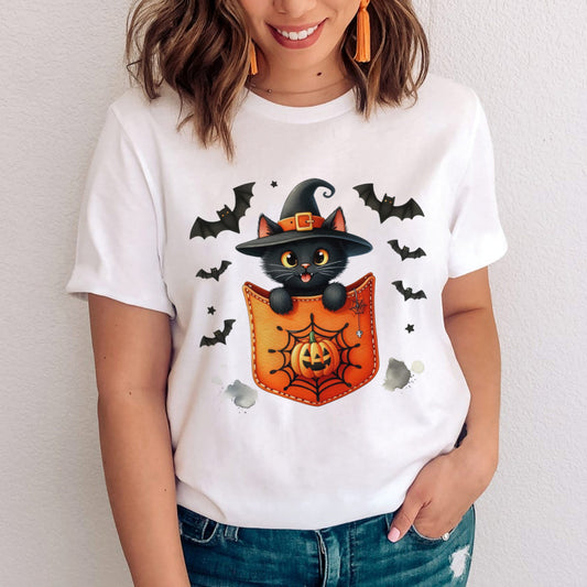 Halloween Cat T-shirt