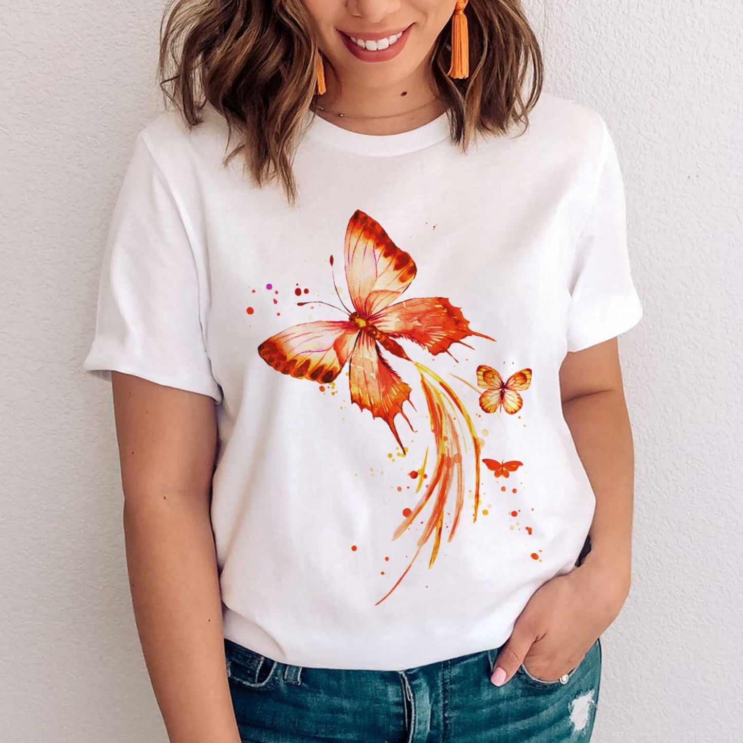 T-shirt Fall Butterfly