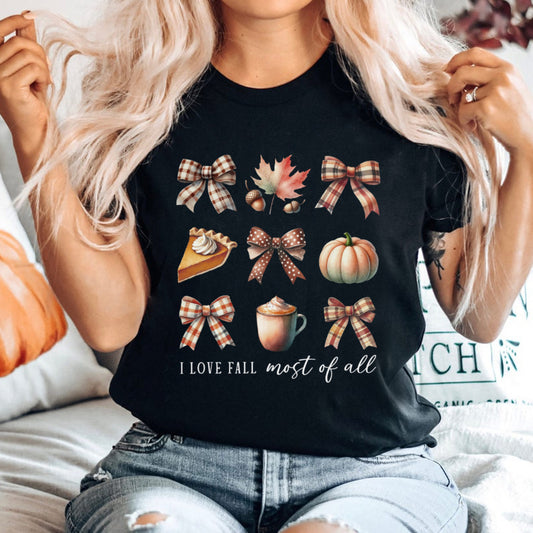 Black T-shirt Autumn Favorites