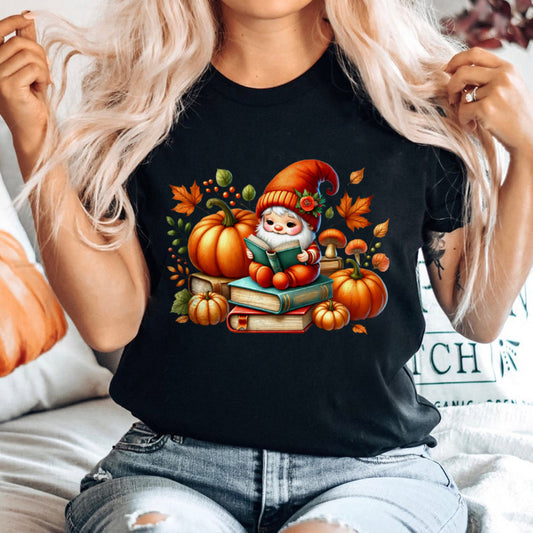 Black T-shirt Gnome Story