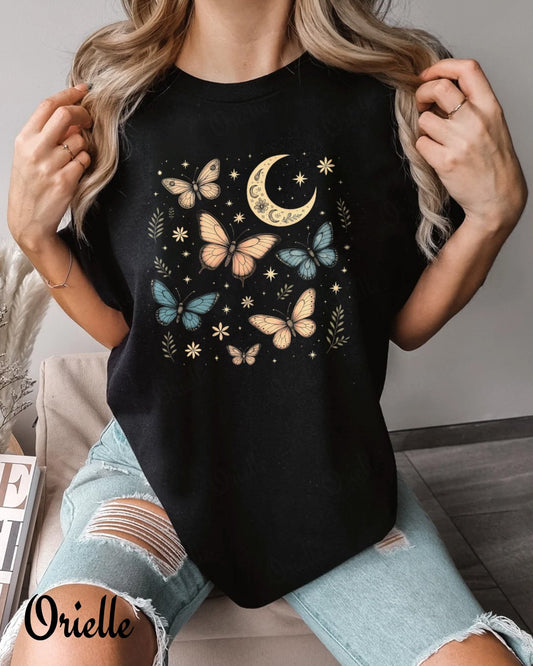 Relaxed Fit Bronze Flies T-shirt