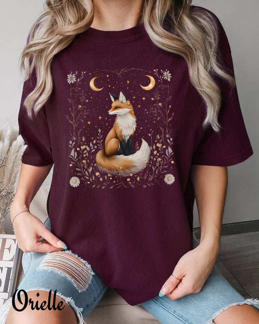 Relaxed Fit Celestial Fox T-shirt