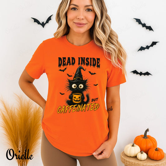 Relaxed Fit Halloween Coffee T-shirt
