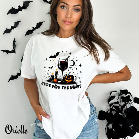 Relaxed Fit Halloween Boos T-shirt