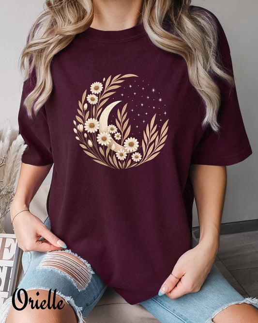 Relaxed Fit Moon Daisies T-shirt